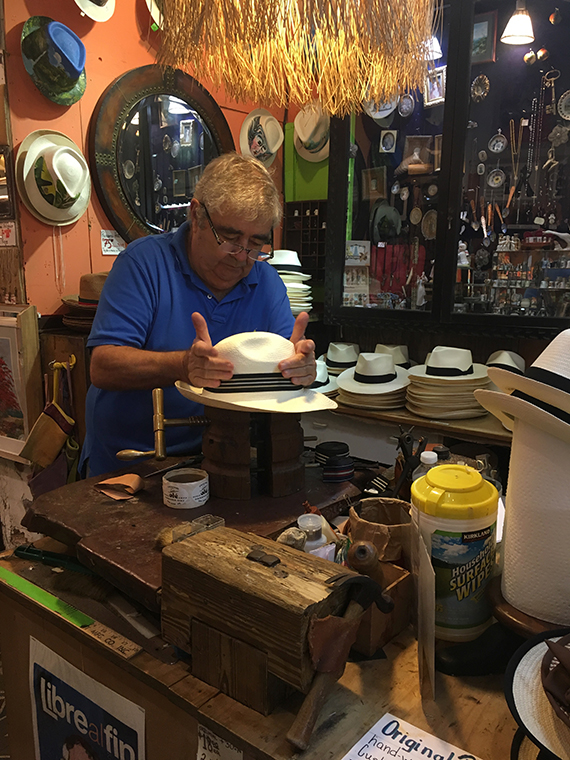 Custom Panama Hat Maker in San Juan